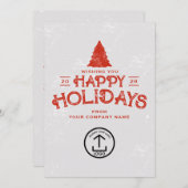 Zakelijke Kerst Kaart Klanten Klantmedewerkers (Voorkant / Achterkant)