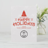 Zakelijke Kerst Kaart Klanten Klantmedewerkers (Staand voorkant)