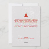 Zakelijke Kerst Kaart Klanten Klantmedewerkers (Achterkant)