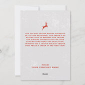 Zakelijke Kerst Kaart Klanten Klantmedewerkers (Achterkant)