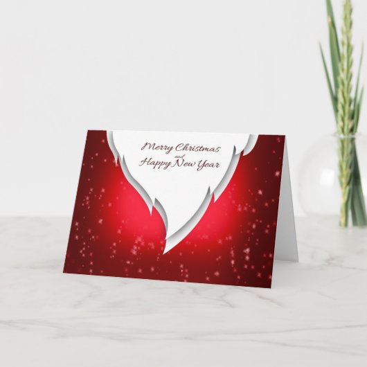 Zakelijke kerst Kaart met Santa (Voorkant)