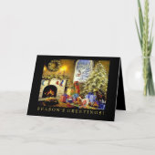 Zakelijke kerst Kaart: Vakantieboom Feestdagen Kaart (Voorkant)