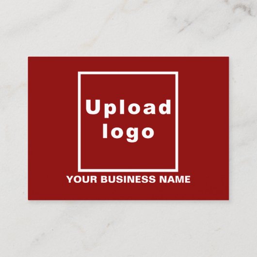 Zakelijke Kerst Rode Korting Kaart (Achterkant)