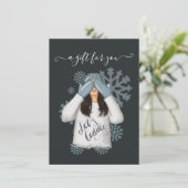 Zakelijke kerstcadeaubon (Staand voorkant)