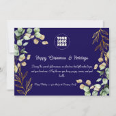 Zakelijke Kerstgroetkaart 2025 Feestdagenkaart (Voorkant)