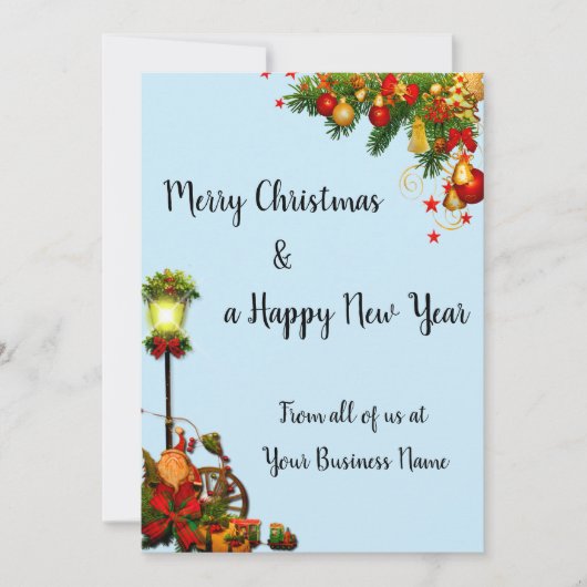 Zakelijke kerstkaart (Voorkant)