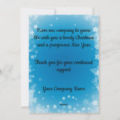 Zakelijke kerstkaart (Achterkant)