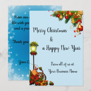 Zakelijke kerstkaart