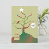 Zakelijke kerstkaart Boom van Kunst Kaart (Staand voorkant)