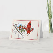 Zakelijke kerstKaart met kerstmis Feestdagen Kaart (Voorkant)