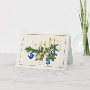 Zakelijke kerstKaart met kerstmis Feestdagen Kaart
