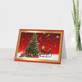 Zakelijke kerstKaart met kerstmis Feestdagen Kaart