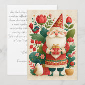 Zakelijke kerstkaart voor bedrijven (Voorkant / Achterkant)