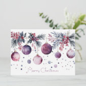Zakelijke kerstkaart voor bedrijven (Staand voorkant)