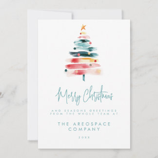 Zakelijke kerstkaarten kaart