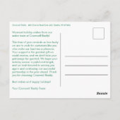 Zakelijke Kerstvakantie Aangepaste Foto Briefkaart (Achterkant)