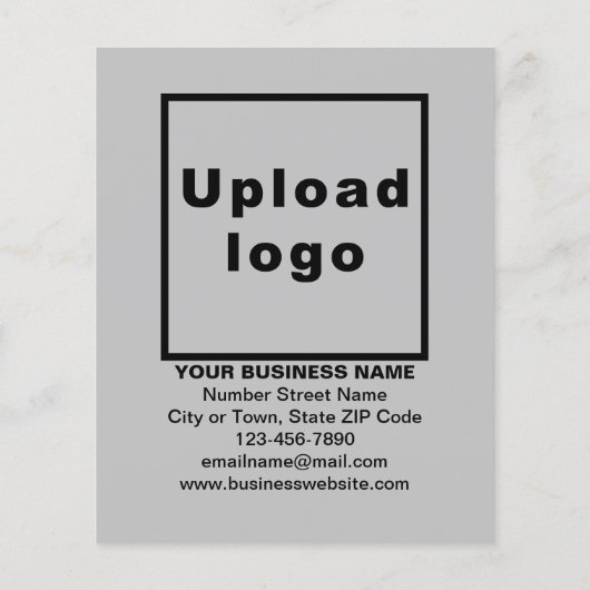 Zakelijke kerstverkoop op Grey Flyer (Achterkant)