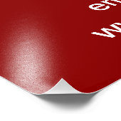 Zakelijke kerstverkoop op rood fotopapier foto afdruk (Hoek)