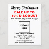 Zakelijke kerstverkoop op White Flyer (Voorkant)