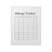 Zakelijke kilometer tracker  notitieblok (Linkerzijde)