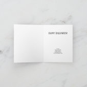 Zakelijke klant Halloween Kaart (Binnen)