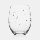 Zakelijke klanten monogram Bulk geschenken Stemles Wijnglas Zonder Voet (Rechts)