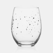 Zakelijke klanten monogram Bulk geschenken Stemles Wijnglas Zonder Voet (Links)