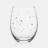 Zakelijke klanten monogram Bulk geschenken Stemles Wijnglas Zonder Voet (Rechts)