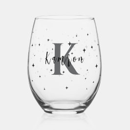 Zakelijke klanten monogram Bulkgeschenken Wijnglas Zonder Voet