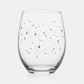 Zakelijke klanten uw logo Bulk geschenken Stemless Wijnglas Zonder Voet (Achterkant)