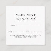 Zakelijke klantenkaart Professioneel Vierkante Visitekaartje (Voorkant)