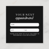 Zakelijke klantenkaart QR-code Eenvoudig Vierkante Visitekaartje (Voorkant)