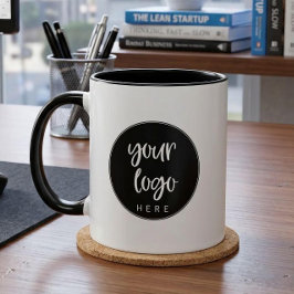 Zakelijke koffiemok met eigen logo mok