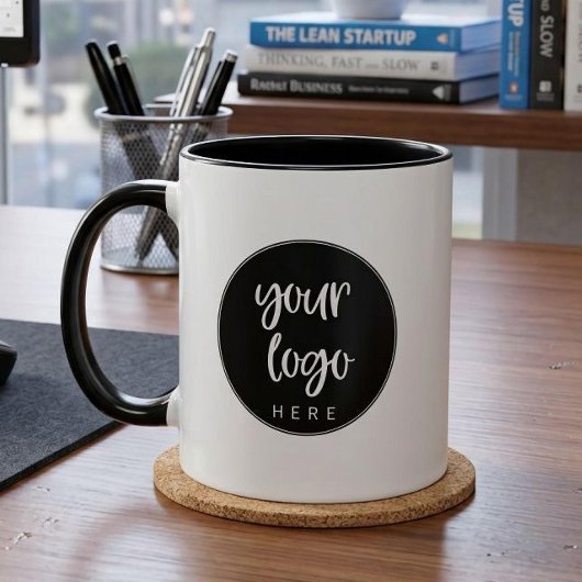 Zakelijke koffiemok met eigen logo mok