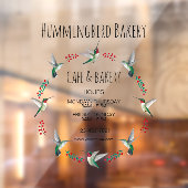 Zakelijke Kolibriekrans Raamsticker (Vel 2)