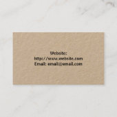 Zakelijke korting Kaart (Achterkant)