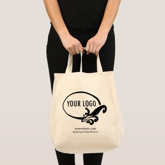Zakelijke kruidenier Canvas tas bedrijf Logo 100% (Voorkant (product))
