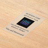 Zakelijke kunstenaar Ambachtsman Upload Logo Acryl Acryl Uitnodigingen (Laagn)