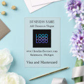 Zakelijke kunstenaar Ambachtsman Upload Logo Acryl Acryl Uitnodigingen (Insitu (Huwelijk))