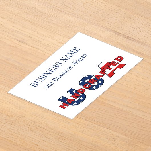 Zakelijke kunstenaar Crafter kleine betaalbare acr Acryl Uitnodigingen (Laagn)