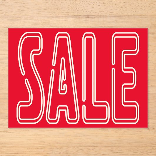 Zakelijke kunstenaar Crafter kleine betaalbare acr Acryl Uitnodigingen (Voorkant)