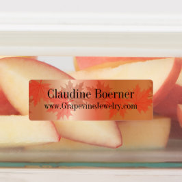 Zakelijke kunstenaar Crafter Waterdicht Rechthoeki Labels