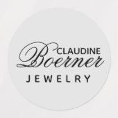 Zakelijke kunstenaar Crafter Waterdichte Cirkel Labels (Design 1)