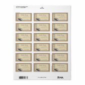 Zakelijke label voor zeep land (Full Sheet)