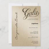 Zakelijke liefdadigheid fondsenwerving elegant kaart (Voorkant)