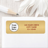 Zakelijke Logo | Aangepast bedrijfsformulier Etiket (Insitu)