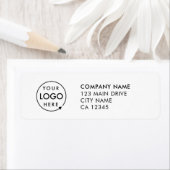 Zakelijke Logo | Aangepast bedrijfsformulier Etiket (Insitu)