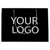 Zakelijke Logo | Aangepaste boodschappentassen met Groot Cadeauzakje (Voorkant)