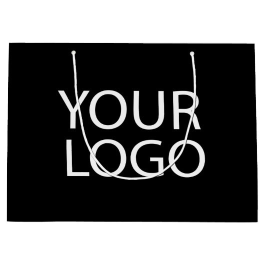 Zakelijke Logo | Aangepaste boodschappentassen met Groot Cadeauzakje (Voorkant)