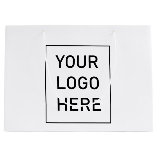 Zakelijke Logo | Aangepaste boodschappentassen met Groot Cadeauzakje (Voorkant)